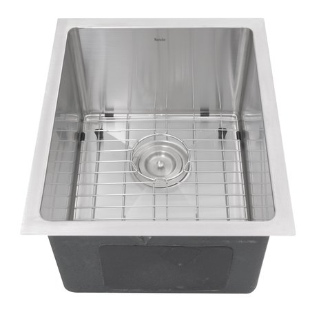 NANTUCKET SINKS 15" W x 18" L x 10" H, 304 Stainless Steel SR1815